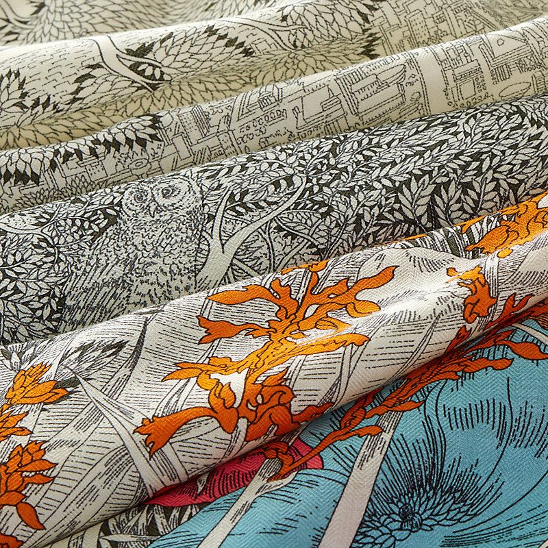 Retour a la Nature shawl 140 | Hermès USA